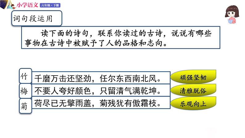 人教版语文六年级下册：第四单元 语文园地四 部编版 课件07