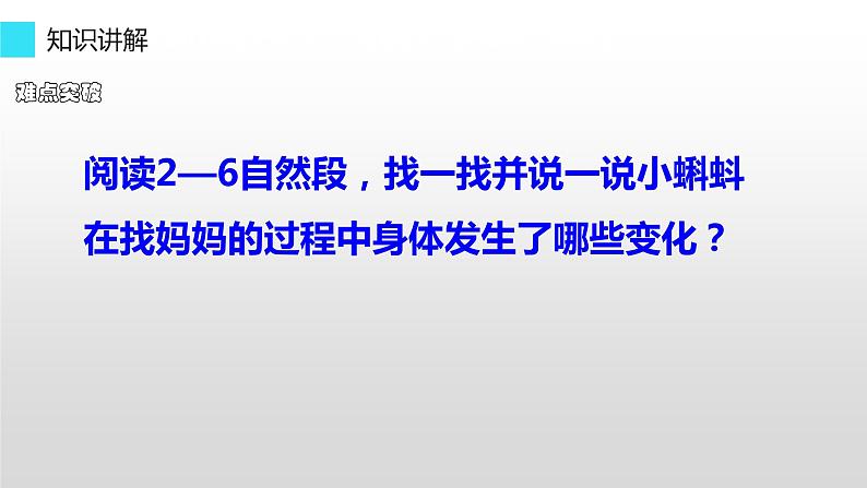 部编版语文二年级上册 1 小蝌蚪找妈妈（课件）第6页