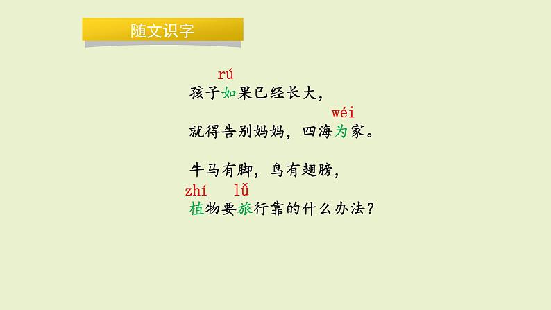 部编版语文二年级上册 3 植物妈妈有办法(10)（课件）第3页