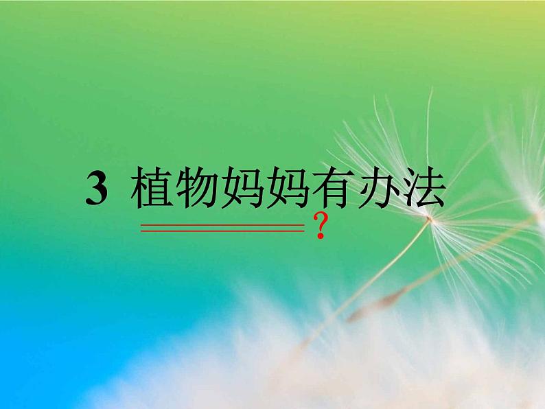 部编版语文二年级上册 3 植物妈妈有办法(34)（课件）第2页