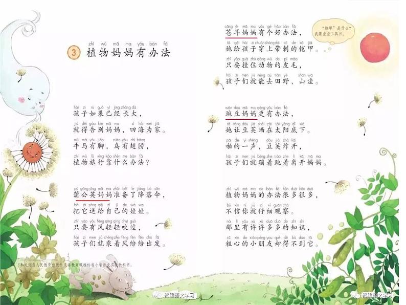 部编版语文二年级上册 3 植物妈妈有办法(14)（课件）第3页