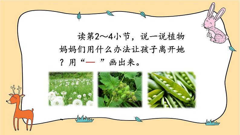 部编版语文二年级上册 3 植物妈妈有办法(7)（课件）第6页