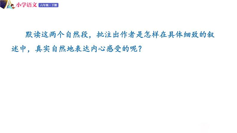 六年级下册语文授课课件 第三单元 9.那是星期天 第二课时 部编版第5页