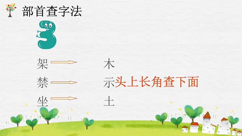 部编版语文二年级上册 语文园地二 部首查字法—识字好方法（课件）第7页