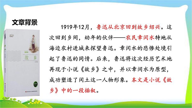 最新部编版六年级语文上册24少年闰土完美课件第4页