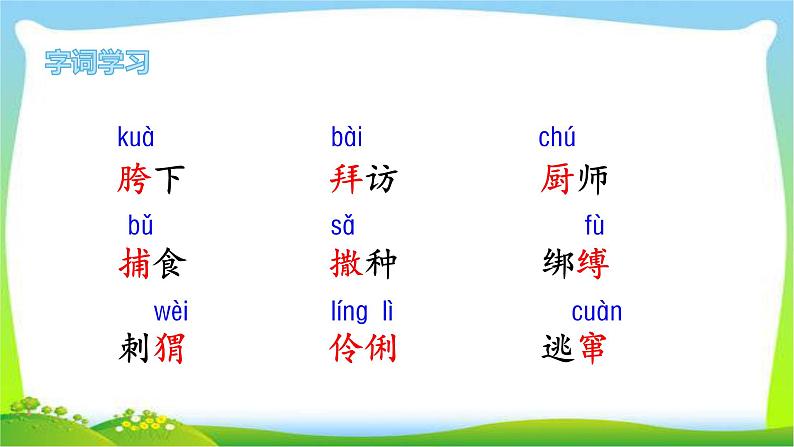 最新部编版六年级语文上册24少年闰土完美课件第5页