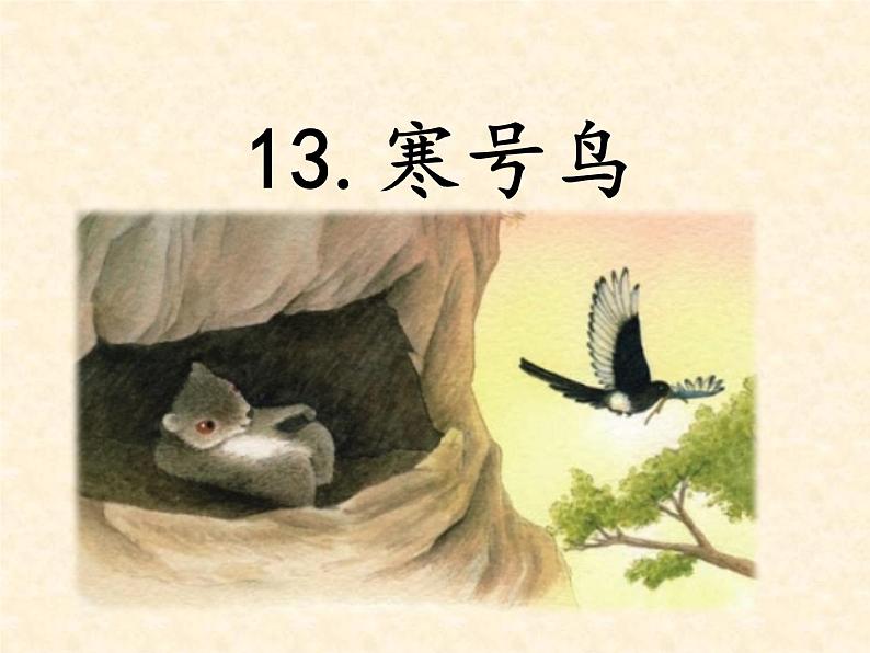 统编版语文二年级上册13 寒号鸟  课件(23张）04