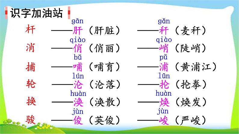 最新部编版四年级语文下册语文园地四优课课件PPT第7页