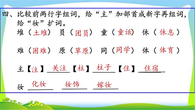 最新部编本人教版二年级语文上册期末总复习优质课件PPT第5页