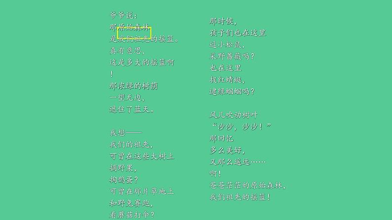 统编版二年级下册语文23 祖先的摇篮    课件（18张ppt）课件第2页