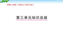 部编本人教版二年级语文下册第三单元复习课件PPT