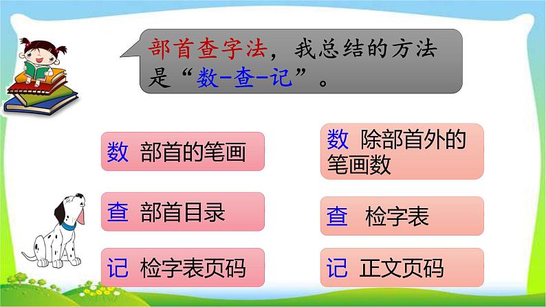 最新部编版二年级语文上册查字典专项复习优质课件PPT05