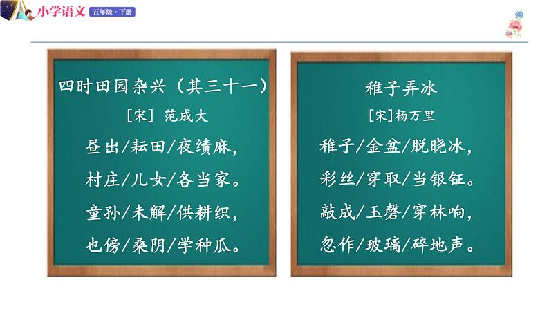 五年级下册语文授课课件 第一单元 1.古诗三首 第二课时 部编版 (共11张PPT)03