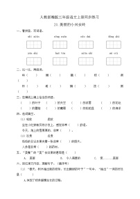 人教部编版三年级上册第六单元20 美丽的小兴安岭课时训练