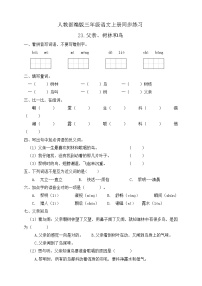 2020-2021学年23 带刺的朋友课时作业