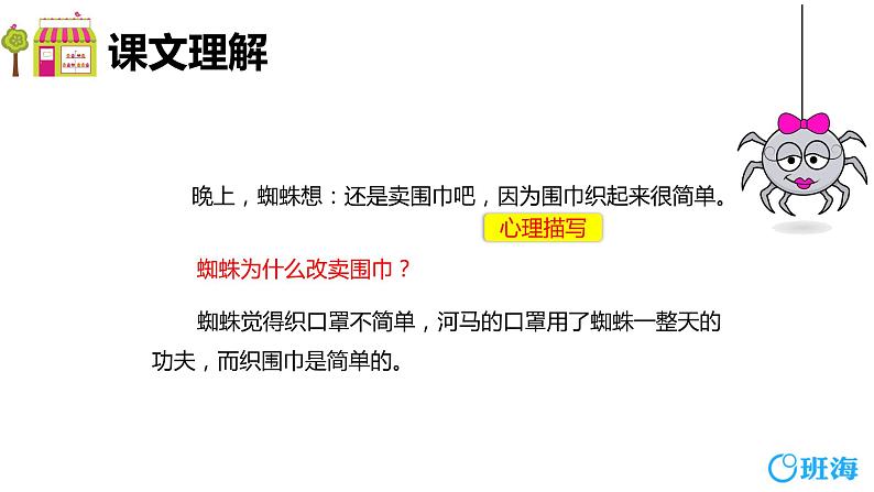 部编版语文二年级下册-20.蜘蛛开店 优秀课件PPT+教案08