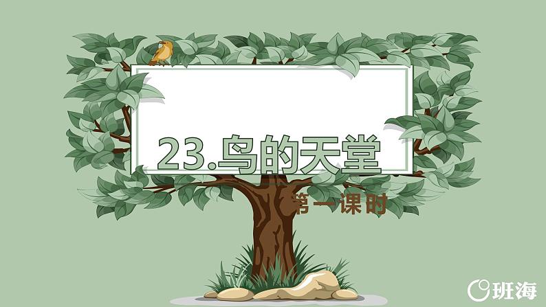 23.鸟的天堂（2个课时）课件+教案01