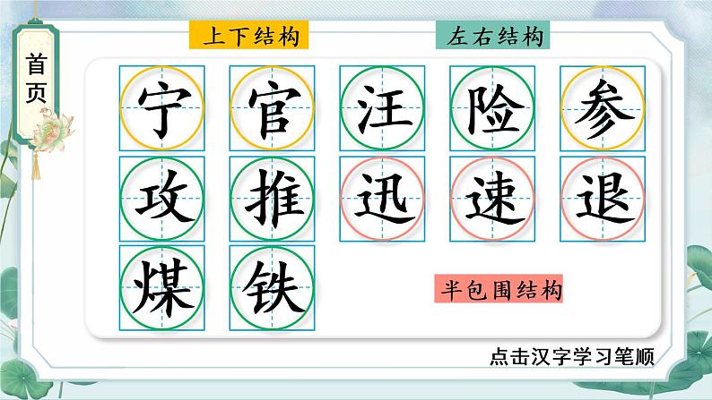 23 海底世界    生字教学课件（含自动播放配音）02