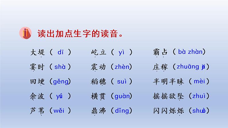 小学语文部编版四年级上册期末总复习课件（按单元编排）03