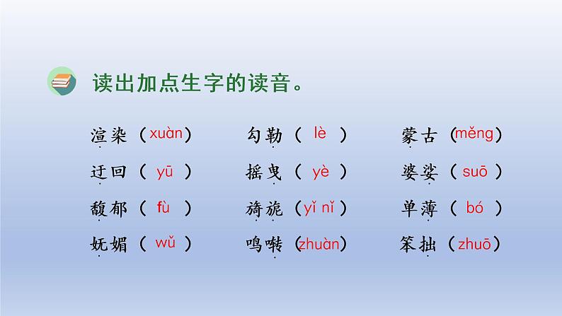 小学语文部编版六年级上册期末总复习课件（按单元编排）第3页