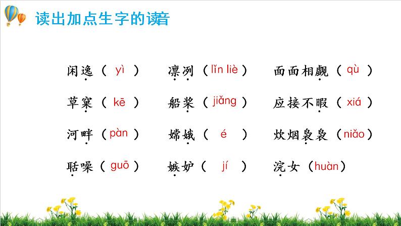 部编版语文五年级上册第七单元（复习课件）02