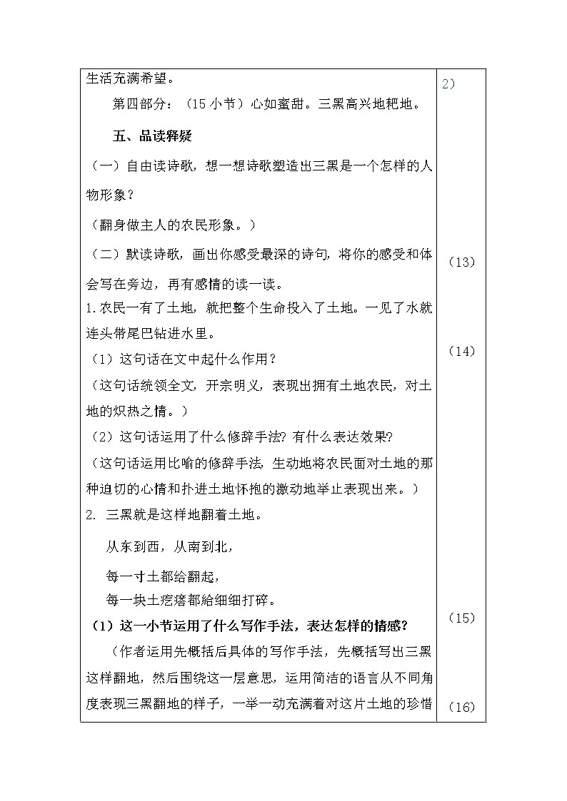 部编版语文六年级上册-21.三黑和土地  优质课件+优秀教案03