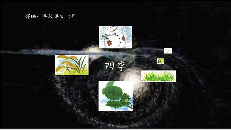 【优质备课】统编版语文一年级上册 同步备课课件四季第1页