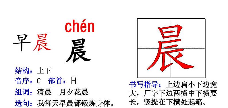 部编版三年级语文上册生字卡片：偏旁部首、组词造句带拼音学案01