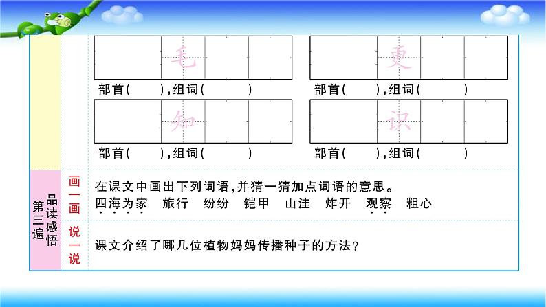 部编二年级上册语文3植物妈妈有办法课件第4页