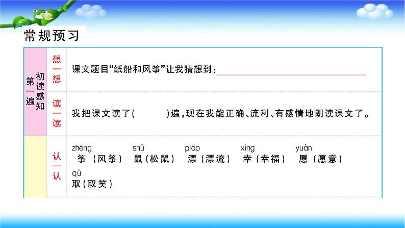 部编二年级上册语文23、纸船与风筝课件第2页