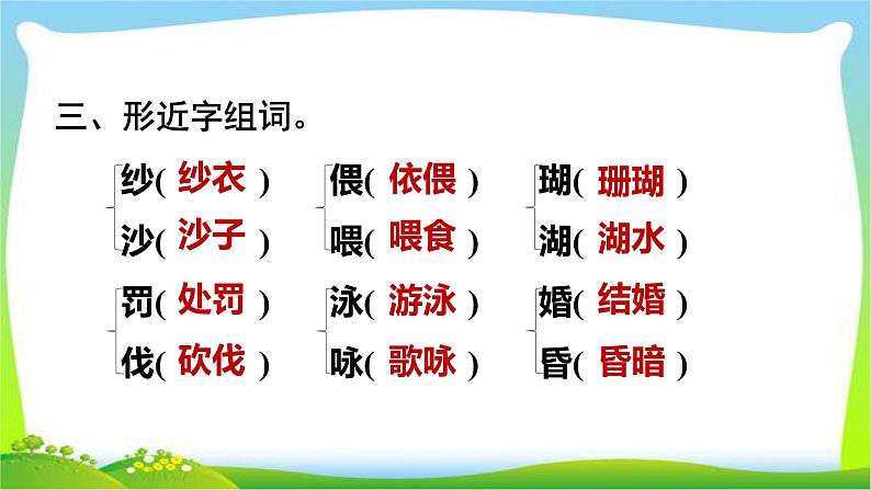 最新部编版五年级语文上册第三单元复习优质课件PPT第6页