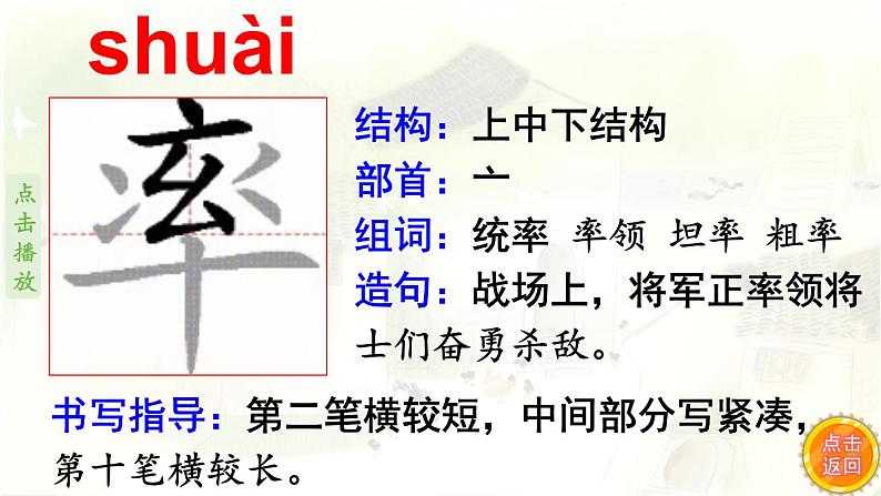 2.乡下人家    生字课件（笔顺动漫）08