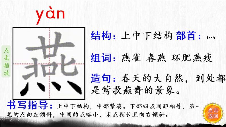 1.古诗三首  生字课件（笔顺动漫）04