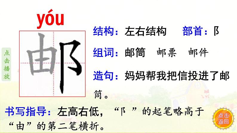 3.开满鲜花的小路  生字课件（笔画动漫）04