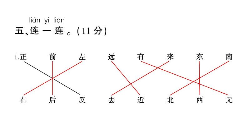 部编版 一年级语文上册 期末真题卷复习（五）课件PPT08