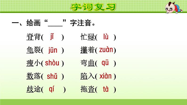 部编版 五年级上册语文 第6单元复习课件第2页