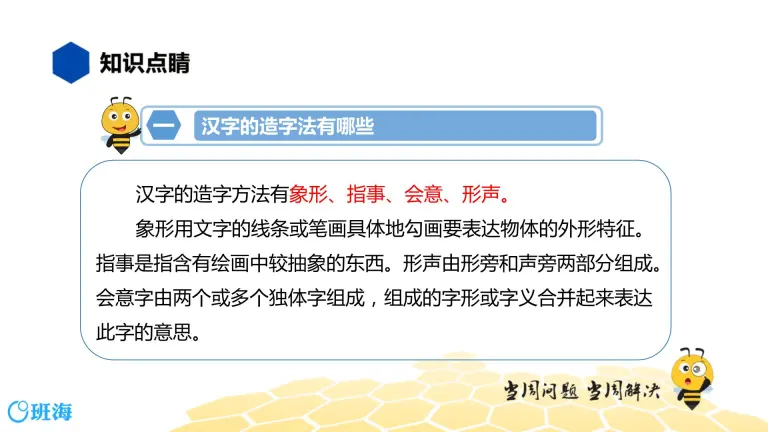 部编版语文一年级 知识精讲 2 汉字 1 汉字的造字法课件ppt 教习网 课件下载