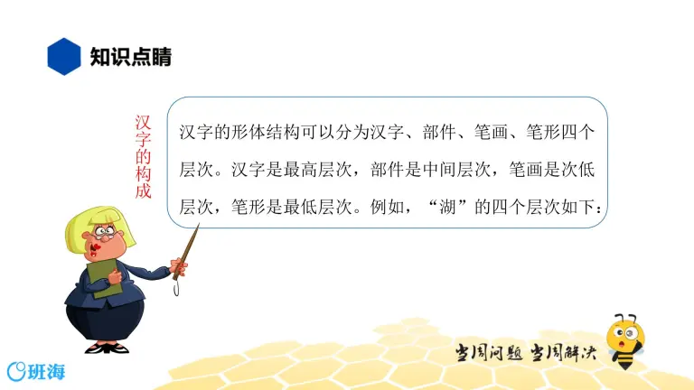 部编版语文一年级 知识精讲 2 汉字 4 汉字的结构课件ppt 教习网 课件下载