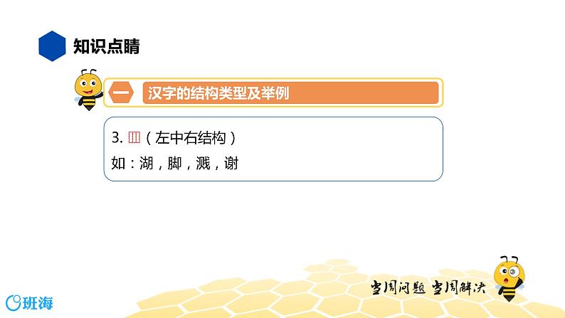 部编版语文二年级 【知识精讲】1.汉字(5)汉字的结构课件PPT05