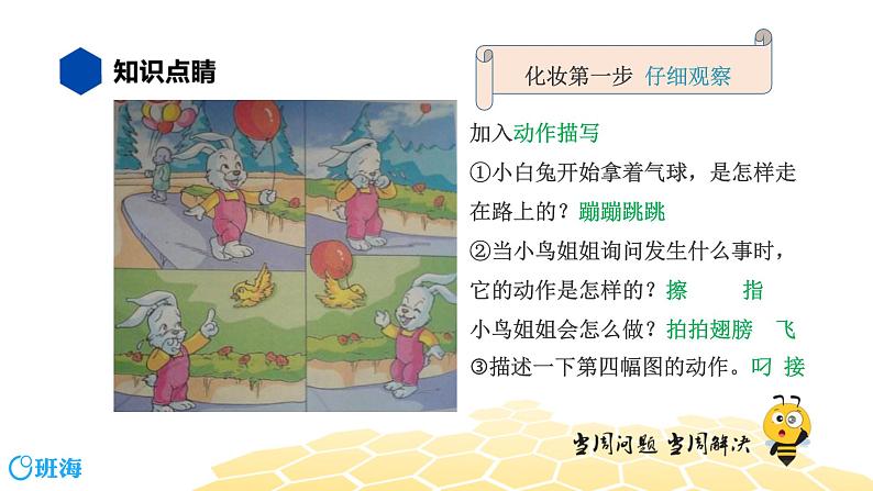 部编版语文二年级 【知识精讲】7.写作(4)给图画化化妆课件PPT第8页