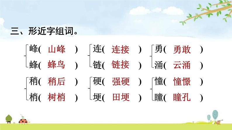 部编版 四年级上册语文 第5单元复习课件05