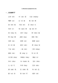 部编本人教版二年级语文下册知识分类