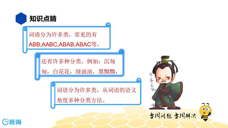 语文四年级 【知识精讲】2.词语(10)词语的分类课件PPT第3页