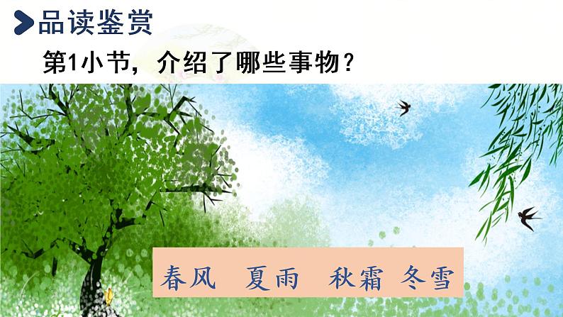 统编版一年级语文下册 第1单元 1春夏秋冬 课件03