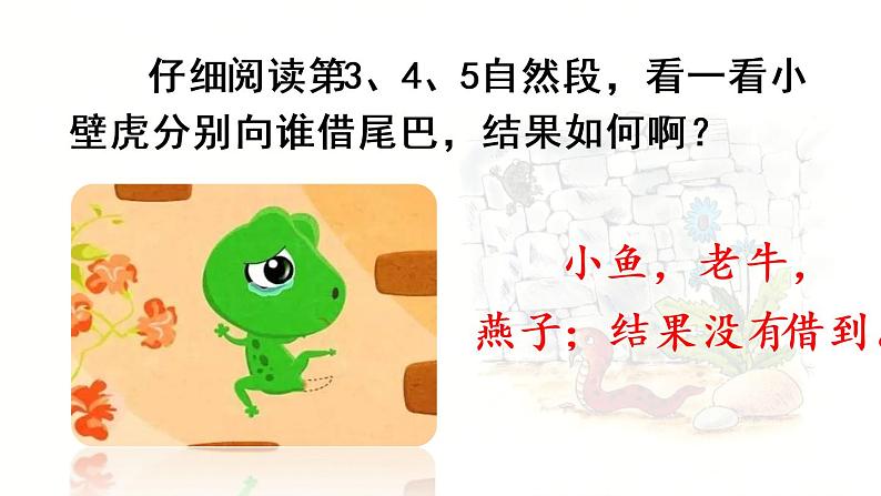 21.小壁虎借尾巴第2课时第8页