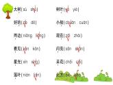部編版 語文一年級(jí)上冊(cè) 復(fù)習(xí)課件 ：字詞專項(xiàng)四