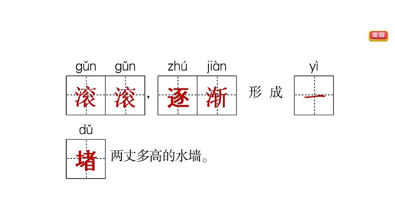 部编版语文四年级上册第一单元1.观潮习题课件05