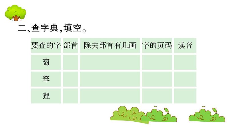 部编版 语文二年级上册 复习课件 ：语文园地二第3页