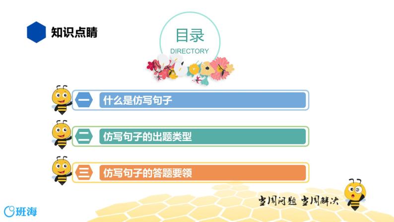 语文五年级 【知识精讲】3.句子(2)仿写句子课件PPT02