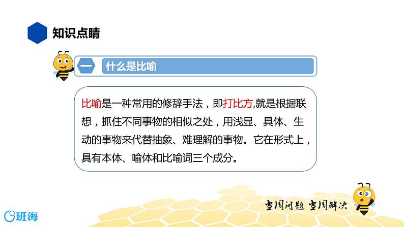 部编版语文三年级 【知识精讲】3.句子(26)比喻课件PPT第3页